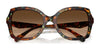 Coach CW225 HC8410U Sunglasses | Size 56 / Amethyst Pearl Tortoise / Smoke Purple Gradient (2N 21%) №584346