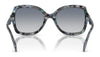 Coach CW225 HC8410U Sunglasses | Size 56 / Amethyst Pearl Tortoise / Smoke Purple Gradient (2N 21%) №584346