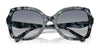 Coach CW225 HC8410U Sunglasses | Size 56 / Amethyst Pearl Tortoise / Smoke Purple Gradient (2N 21%) №584346