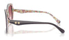Coach CW225 HC8410U Sunglasses | Size 56 / Amethyst Pearl Tortoise / Smoke Purple Gradient (2N 21%) №584346