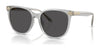 Coach CW428 HC8414BD Sunglasses | Size 57 / Transparent Dove / Grey Solid (3N 10%) №561487