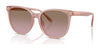 Coach CW428 HC8414BD Sunglasses | Size 57 / Milky Buff / Brown Rose Gradient (2N 27%) №583914