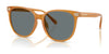 Coach CW428 HC8414BD Sunglasses | Size 57 / Milky Amber / Grey Solid (2N 18.5%) №585580