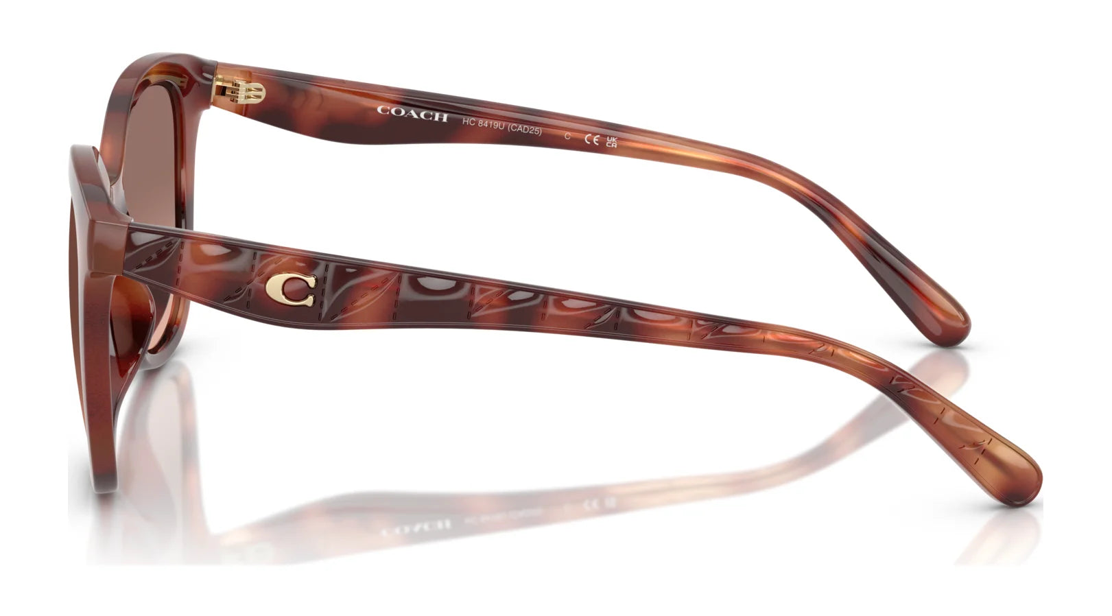 Coach CAD25 HC8419U Sunglasses | Size 55 Coach CAD25 HC8419U Sunglasses | Size 55