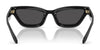 Coach CAD28 HC8420U Sunglasses | Size 55 / Black / Grey Solid (3N 10%) №500287