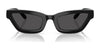Coach CAD28 HC8420U Sunglasses | Size 55 / Black / Grey Solid (3N 10%) №500287