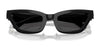 Coach CAD28 HC8420U Sunglasses | Size 55 / Black / Grey Solid (3N 10%) №500287