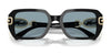 Coach CAD74 HC8425U Sunglasses | Size 52 / Black / Blue Solid (2N 37.3%) №500272