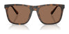 Coach CAE78 HC8427U Sunglasses | Size 57 / Matte Black / Grey Solid (3N 10%) №500287