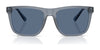 Coach CAE78 HC8427U Sunglasses | Size 57 / Matte Black / Grey Solid (3N 10%) №500287