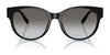 Coach CAE87 HC8430D Sunglasses | Size 56 / Black / Grey Solid (3N 10%) №500287