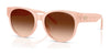 Coach CAE87 HC8430D Sunglasses | Size 56 / Milky Light Pink / Brown Gradient (3N 14.2%) №511374