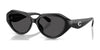 Coach CBY77 HC8433U Sunglasses | Size 52 / Black / Grey Solid (3N 10%) №500287