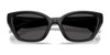 Coach CBY91 HC8434U Sunglasses | Size 53 / Black / Grey Solid (3N 10%) №500287