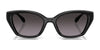 Coach CBY91 HC8434U Sunglasses | Size 53 / Black / Grey Solid (3N 10%) №500287