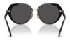Coach CBY93 HC8436 Sunglasses | Size 55 / Black / Grey Solid (3N 10%) №500287