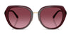 Coach CBY93 HC8436 Sunglasses | Size 55 / Black / Grey Solid (3N 10%) №500287