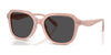 Coach CBY89 HC8437F Sunglasses | Size 56 / Milky Dark Pink / Grey Solid (3N 10%) №591487