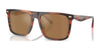 Coach CBY95 HC8440U Sunglasses | Size 57 / Striated Caramel / Brown Flash (3N 15.30%) №5906/O
