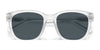 Coach CCA00 HC8442U Sunglasses | Size 54 / Deep Blue / Amber Solid (3N 15.3%) №591273