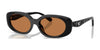 Coach CBY84 HC8443D Sunglasses | Size 54 / Black / Amber Solid (2N 23.7%) №500273
