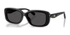 Coach CBY86 HC8444D Sunglasses | Size 57 / Black / Grey Solid (3N 10%) №500287