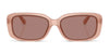 Coach CBY86 HC8444D Sunglasses | Size 57 / Black / Dark Pink (2N 36.1%) №50023G