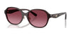 Coach CBY85 HC8445D Sunglasses | Size 56 / Milky Merlot / Merlot Gradient (3N 16%) №59158H