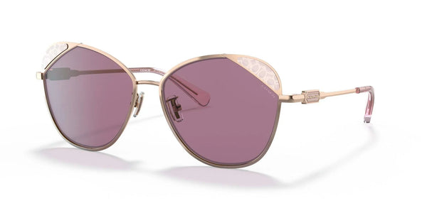 Coach L1167 HC7119 Sunglasses / Rose Gold №93676G / Red (2N 22.1%) / Size 59