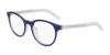 Converse CV5081 Eyeglasses | Size 50 / Crystal Navy Laminate