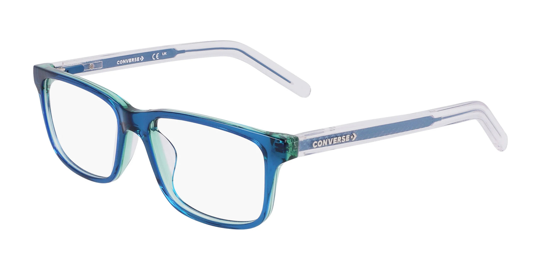 Converse CV5082Y Eyeglasses Crystal Blue / Pine Laminate Converse CV5082Y Eyeglasses Crystal Blue / Pine Laminate