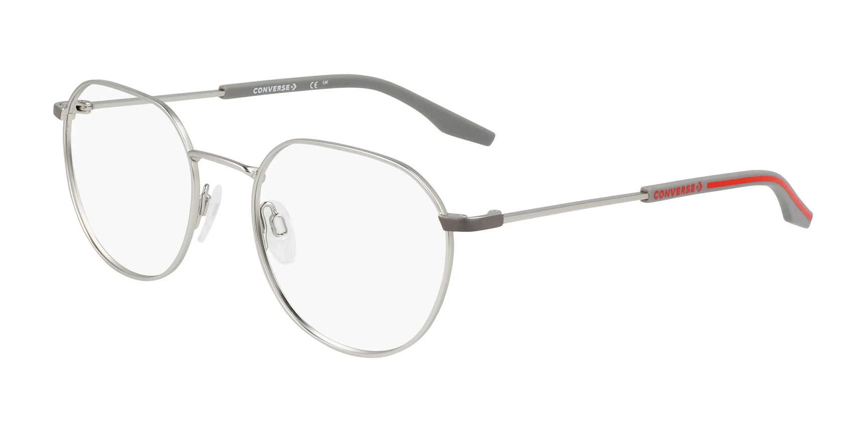 Converse CV1019 Eyeglasses Satin Silver Converse CV1019 Eyeglasses Satin Silver