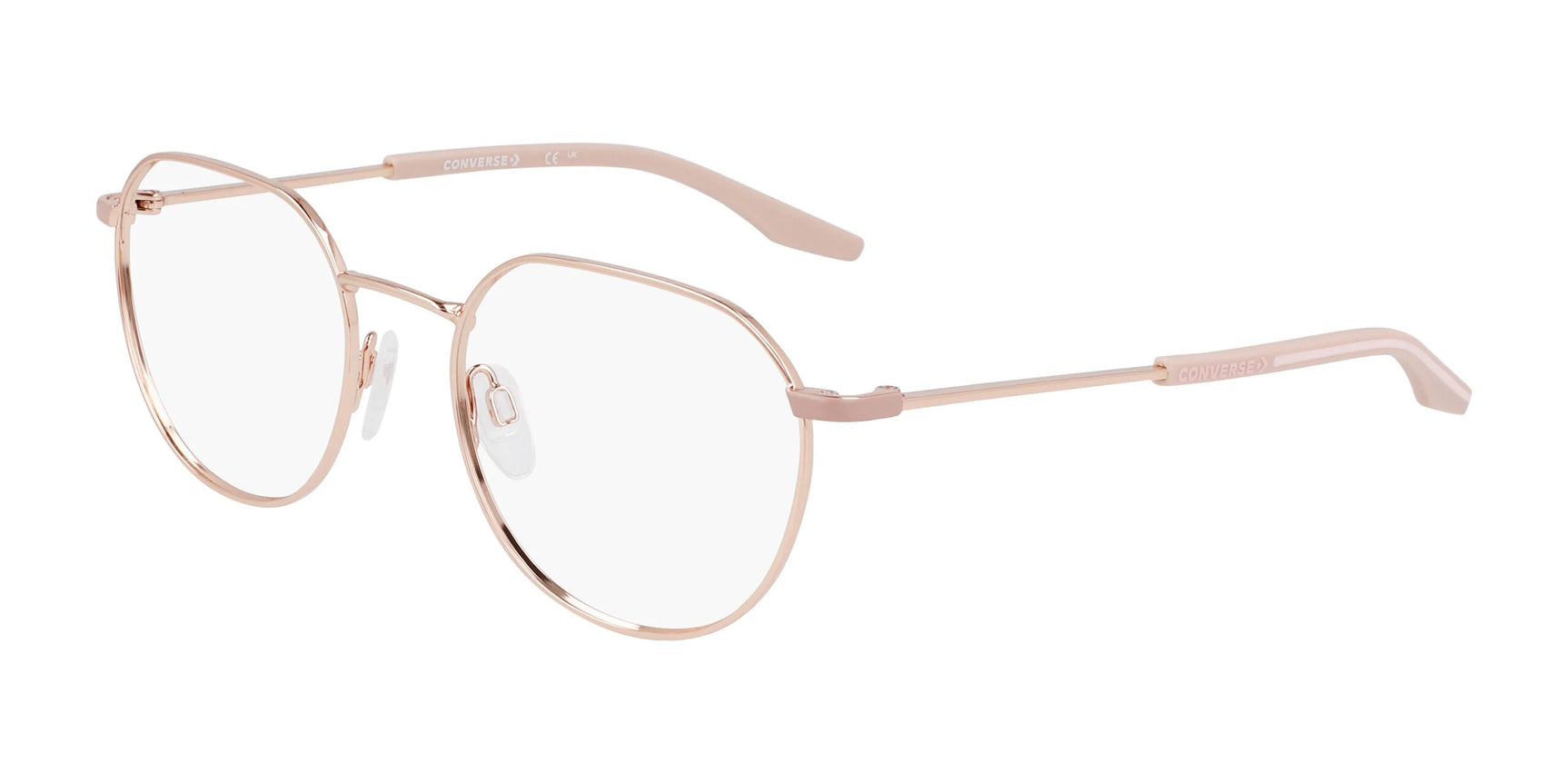 Converse CV1019 Eyeglasses Shiny Rose Gold Converse CV1019 Eyeglasses Shiny Rose Gold