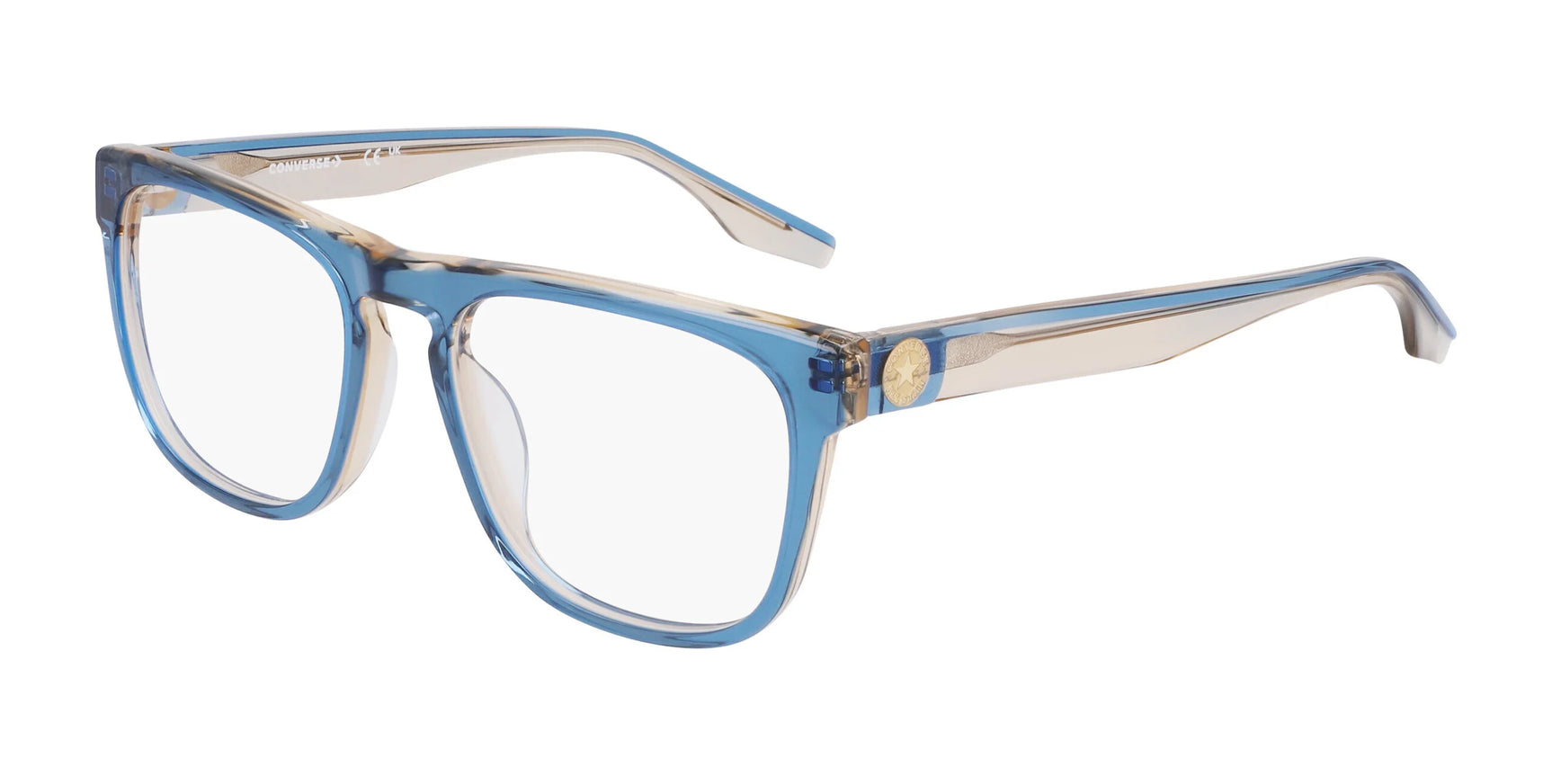 Converse CV5113 Eyeglasses Crystal Blue-Teal / Beige Lamina Converse CV5113 Eyeglasses Crystal Blue-Teal / Beige Lamina