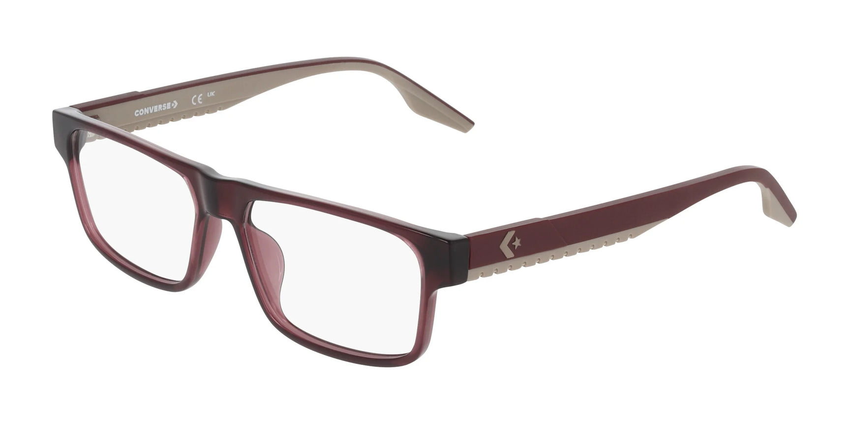 Converse CV5123 Eyeglasses Crystal Deep Bordeaux Converse CV5123 Eyeglasses Crystal Deep Bordeaux