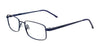 Coolclip CC834 Eyeglasses with Clip-on Sunglasses | Size 49 / Satin Dark Blue