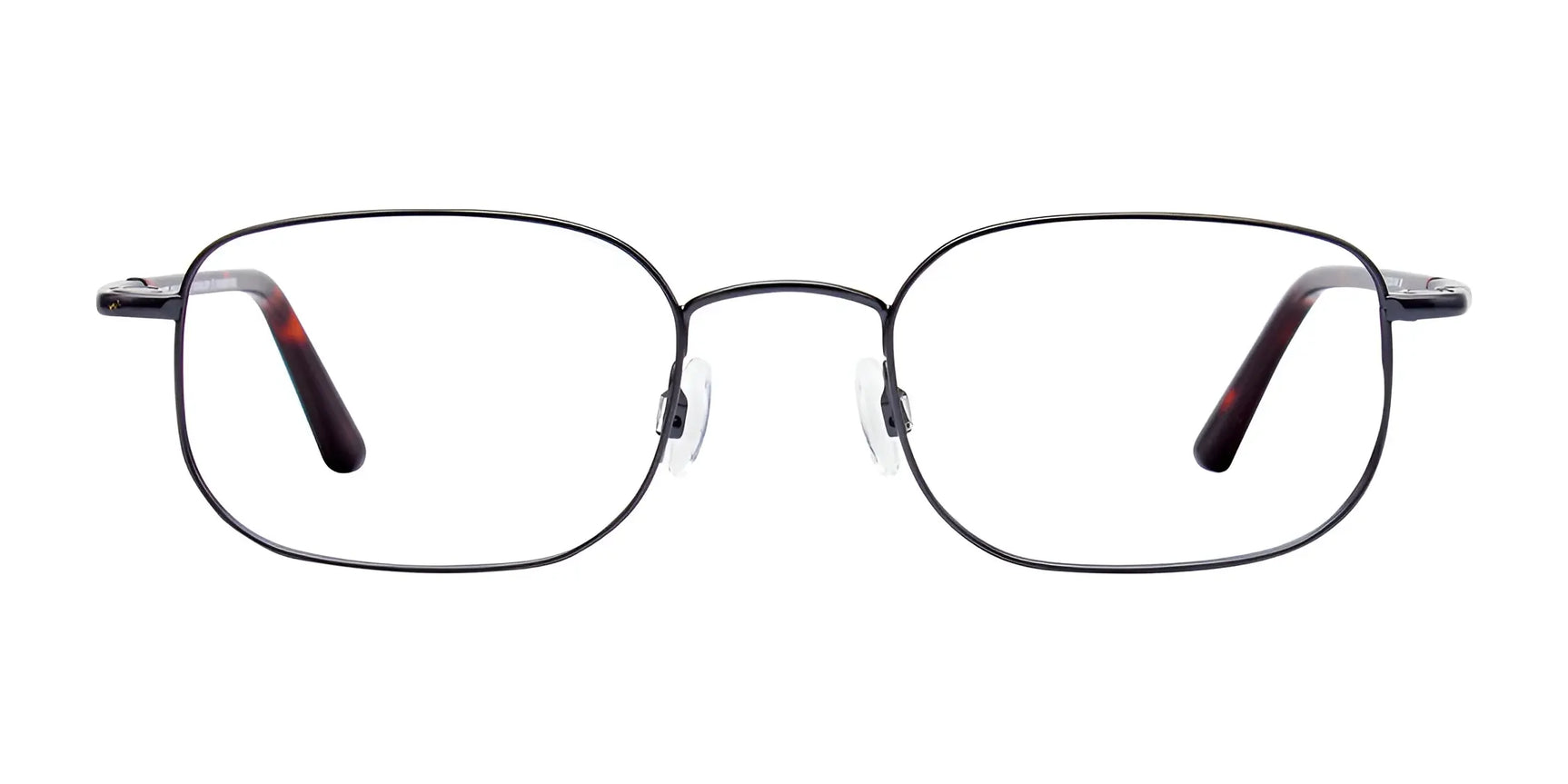 CoolClip CC836 Eyeglasses with Clip-on Sunglasses | Size 51 by CoolClip feature black square metal frames with clear nose pads and a handy clip-on design for quick conversion to polarized sunglasses. CoolClip CC836 Eyeglasses with Clip-on Sunglasses | Size 51 by CoolClip feature black square metal frames with clear nose pads and a handy clip-on design for quick conversion to polarized sunglasses.