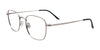 Coolclip CC837 Eyeglasses with Clip-on Sunglasses | Size 51 / Shiny Gunmetal