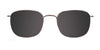 Coolclip CC837 Eyeglasses with Clip-on Sunglasses | Size 51 / Satin Black