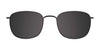 Coolclip CC837 Eyeglasses with Clip-on Sunglasses | Size 51 / Satin Black