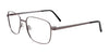 Coolclip CC838 Eyeglasses with Clip-on Sunglasses | Size 55 / Satin Grey