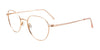 Coolclip CC844 Eyeglasses with Clip-on Sunglasses | Size 50 / Satin Gold