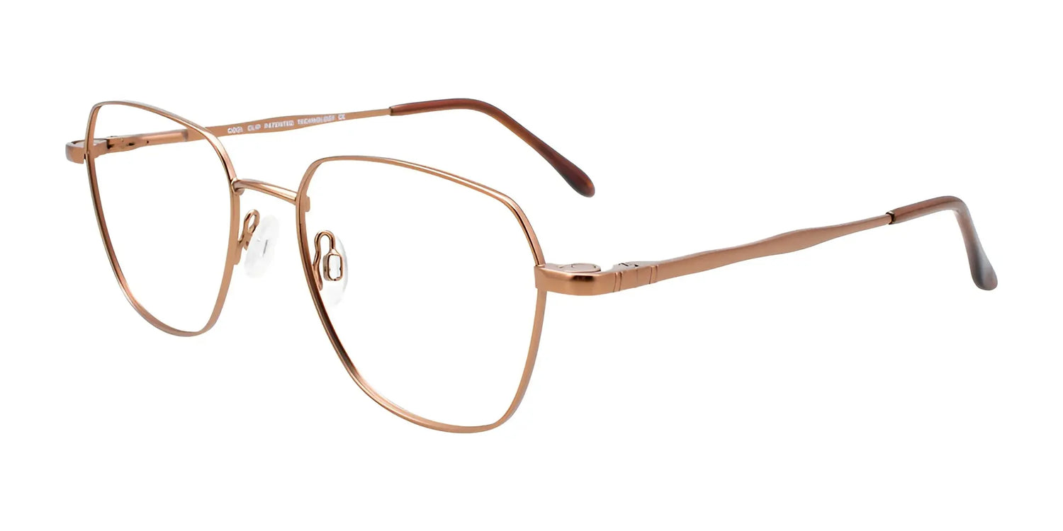 CoolClip CC845 Eyeglasses with Clip-on Sunglasses Satin Light Brown CoolClip CC845 Eyeglasses with Clip-on Sunglasses Satin Light Brown