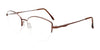 CoolClip CC846 Eyeglasses with Clip-on Sunglasses | Size 54 / Satin Dark Brown