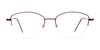 CoolClip CC846 Eyeglasses with Clip-on Sunglasses | Size 54 / Satin Dark Brown