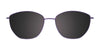 CoolClip CC846 Eyeglasses with Clip-on Sunglasses | Size 54 / Satin Dark Brown