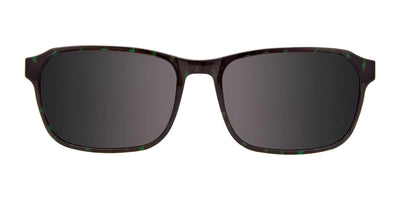 Coolclip CC849 Eyeglasses with Clip-on Sunglasses | Size 55