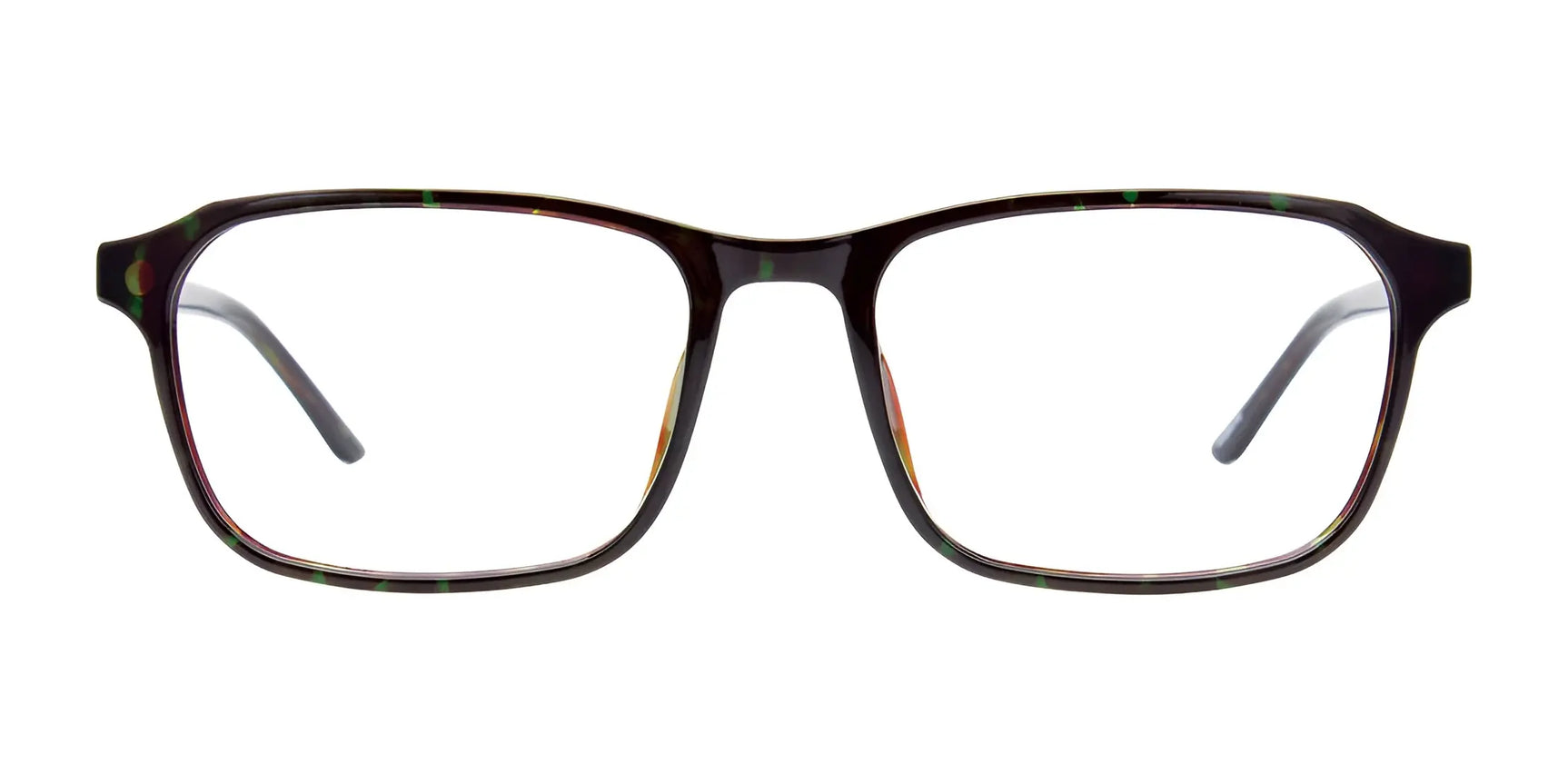 CoolClip CC849 Eyeglasses with Clip-on Sunglasses, rectangular and brown with a subtle pattern, shown on a white background. Enjoy style and versatility in one from CoolClip. Size 55. CoolClip CC849 Eyeglasses with Clip-on Sunglasses, rectangular and brown with a subtle pattern, shown on a white background. Enjoy style and versatility in one from CoolClip. Size 55.