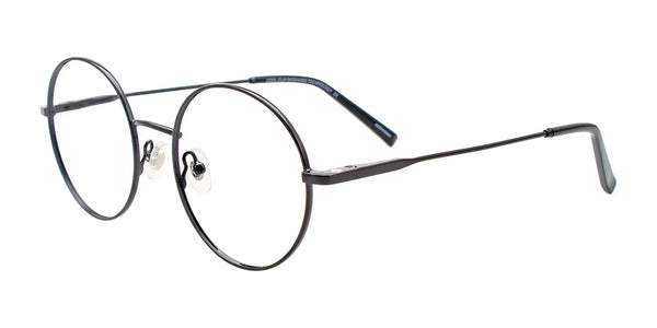 Coolclip CC850 Eyeglasses with Clip-on Sunglasses | Size 50 / Black