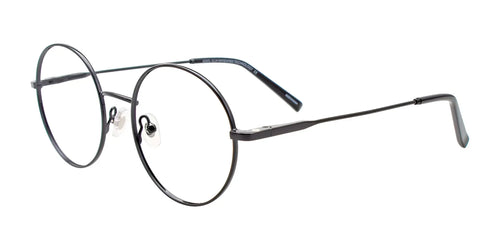 Coolclip CC850 Eyeglasses with Clip-on Sunglasses / Size 50 / Black